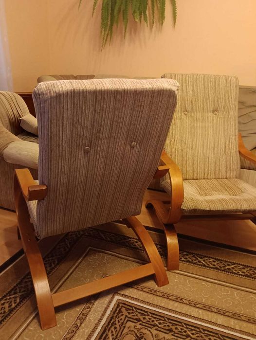 Narożnik z funkcją spania + 2 fotele