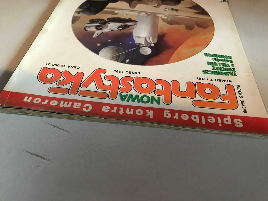 Miesięcznik Nowa Fantastyka. Numer 7 z 1992 r. Sapkowski "Okruch lodu"