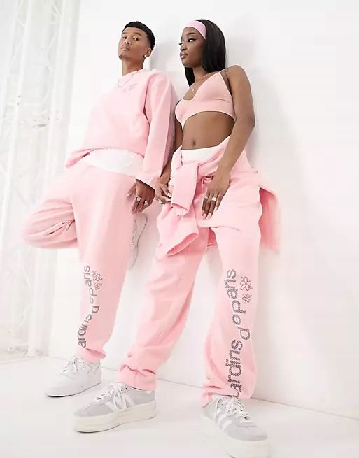 Asos Design Xl Różowe Joggery Unisex R7845