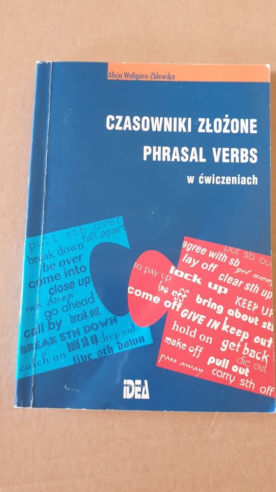 Ksiazka czasowniki złożone phrasal verbs w ćwiczeniach