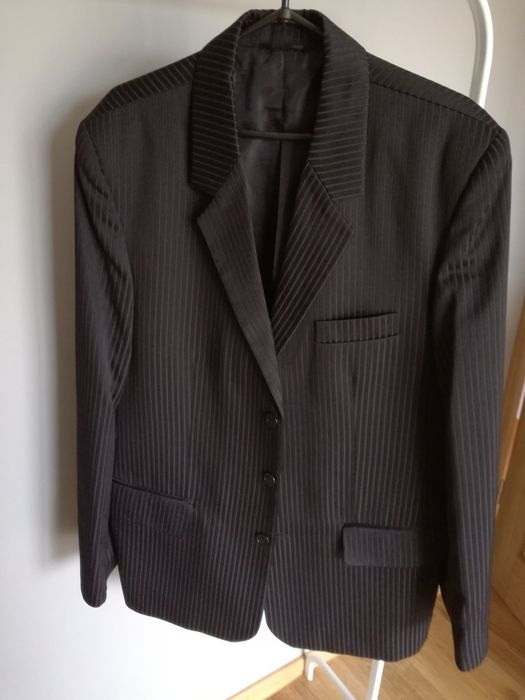 Garnitur męski czarny na 186cm