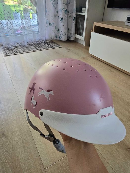 Kask jeździecki Fouganza, 52-55cm