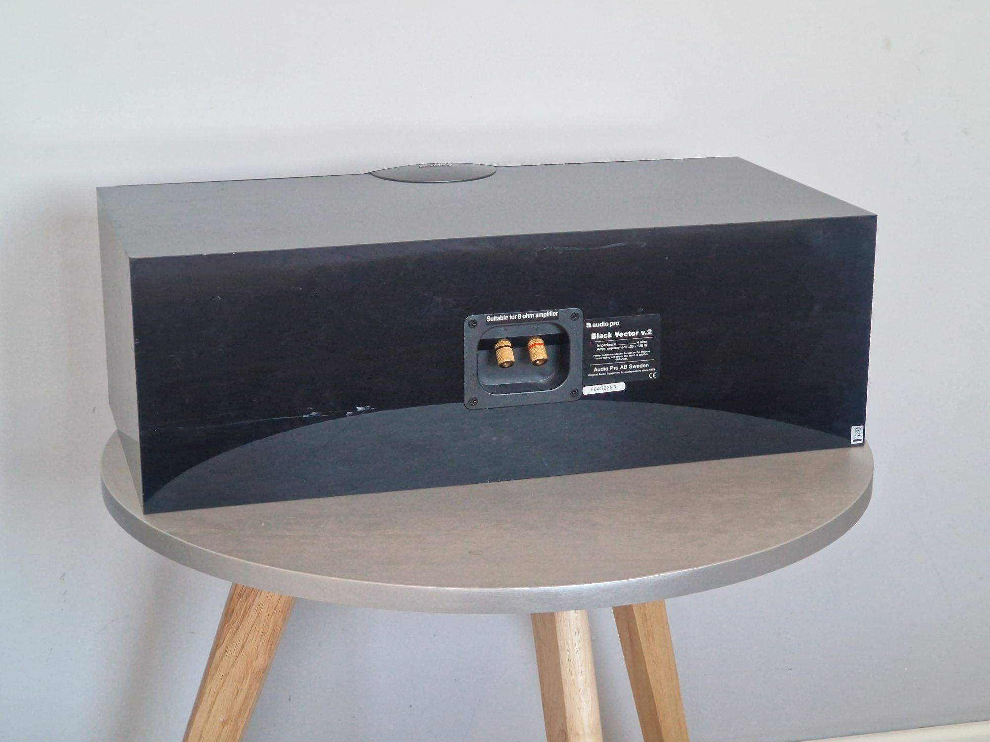 audio pro black vector v2 v.2 kolumna centralna głośnik