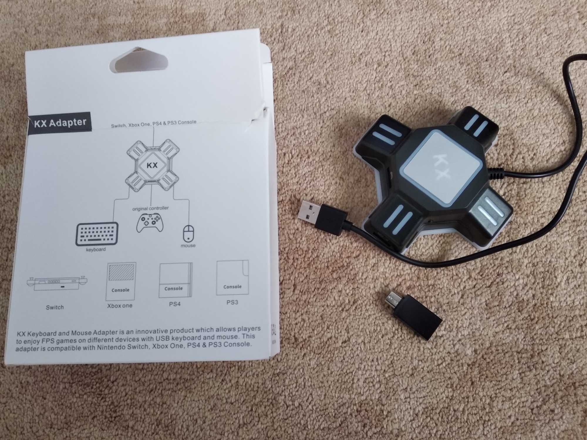 Adaptador rato e teclado