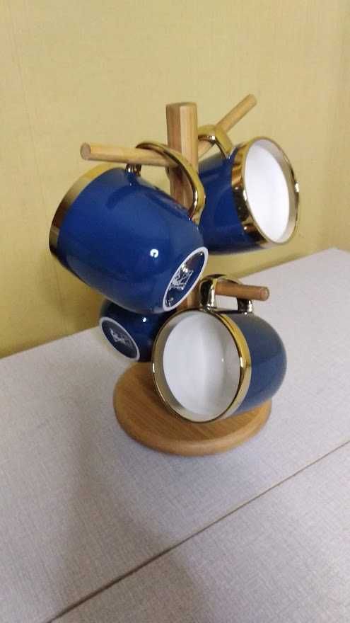 Набор чашек фарфоровых Bona Di (синяя)