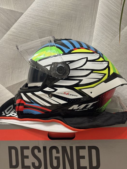 Мотошолом, Іспанія,MT THUNDER 4 SV Drax B7 Gloss Blue