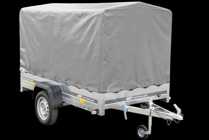 Przyczepka 230x125 UNITRAILER GARDEN 230 KIPP ze stelażem i pokrowcem