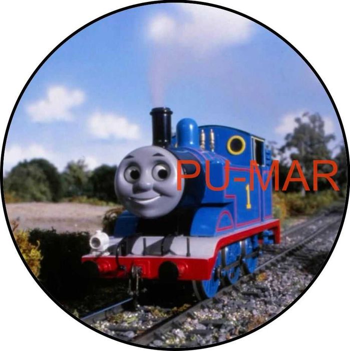 Opłatek na tort Urodziny Ciuchcia Tomek i Przyjaciele