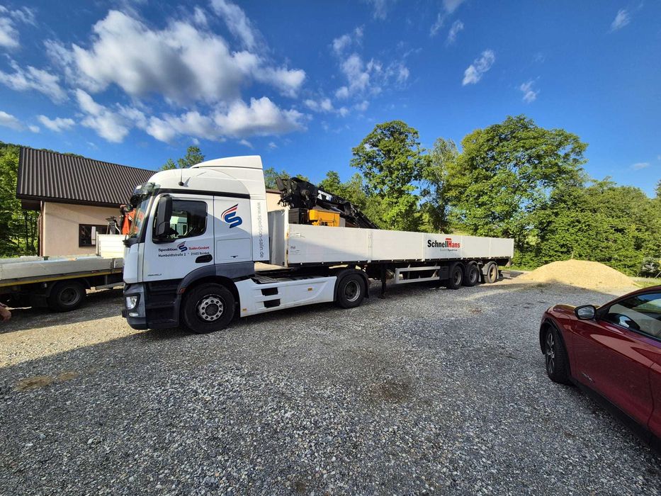 Kompleksowe Usługi Transportowe z Dźwigiem HDS – Udźwig 7 ton, 12.5m