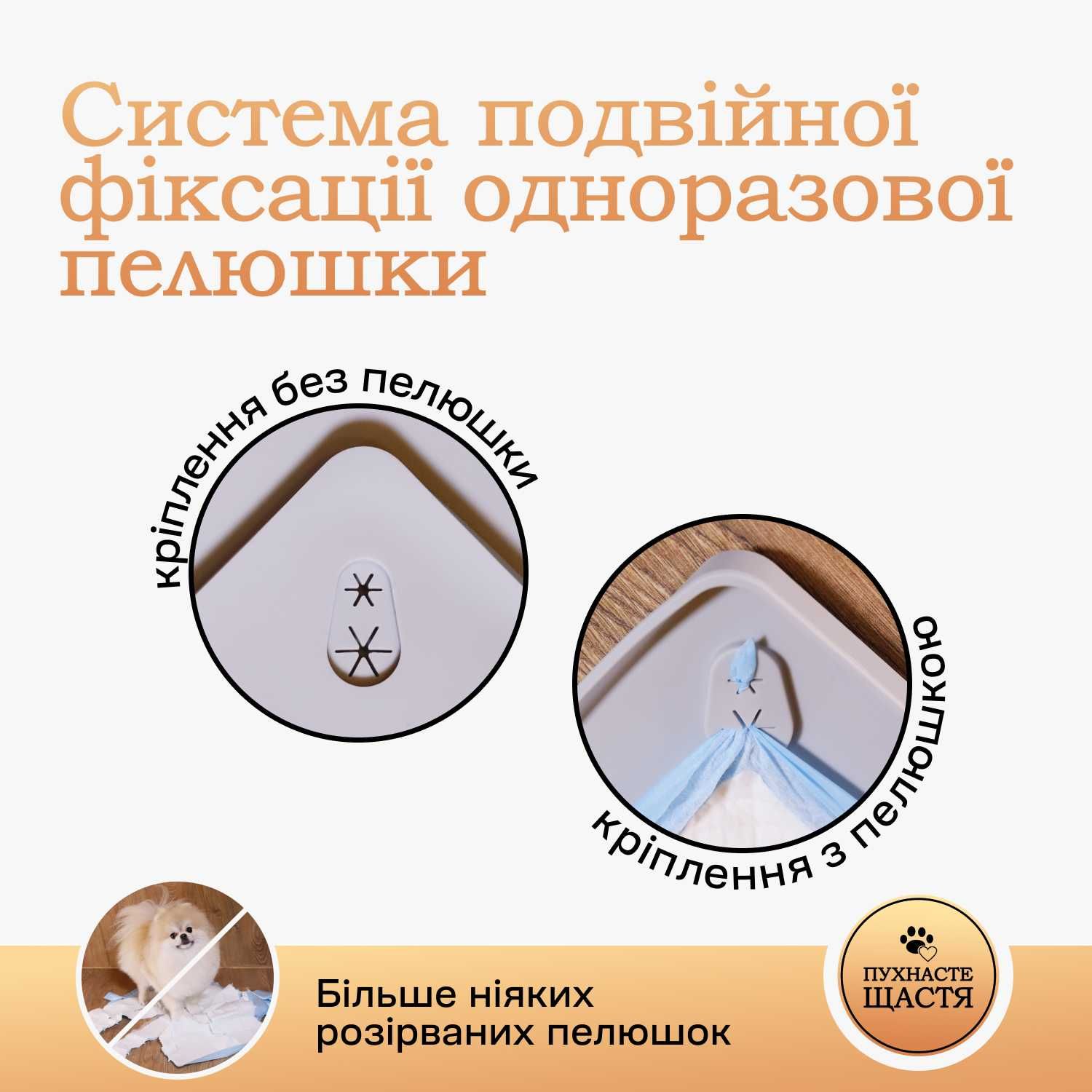 Туалет лоток під пелюшку для собак
