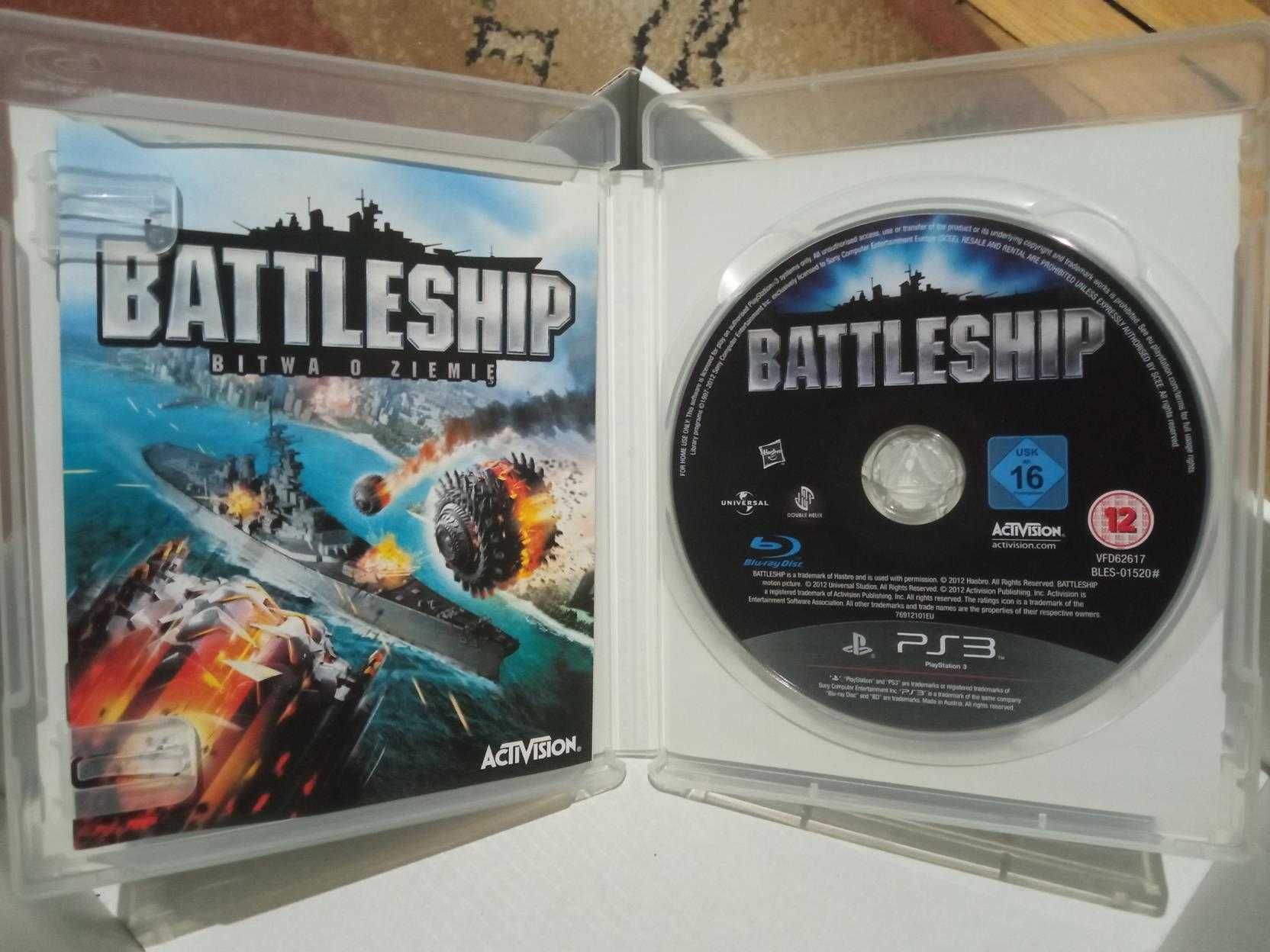 Gra BATTLESHIP PS3 statki strzelanka