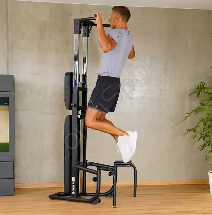 Ławka składana wielofunkcyjna HAMMER PULLUP & DIP