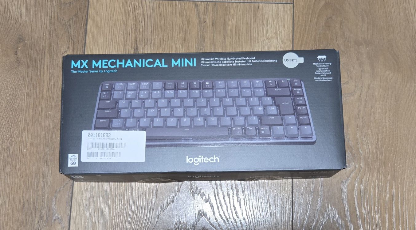 Klawiatura Bezprzewodowa Logitech MX Mechanical Mini Tacticle