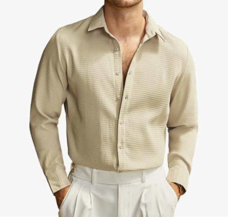 JOGAL męska koszula M – regular fit, długi rękaw