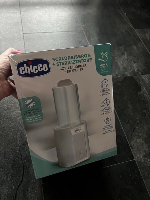 Szybki podgrzewacz ze sterylizatorem do butelek niemowląt 2w1 Chicco