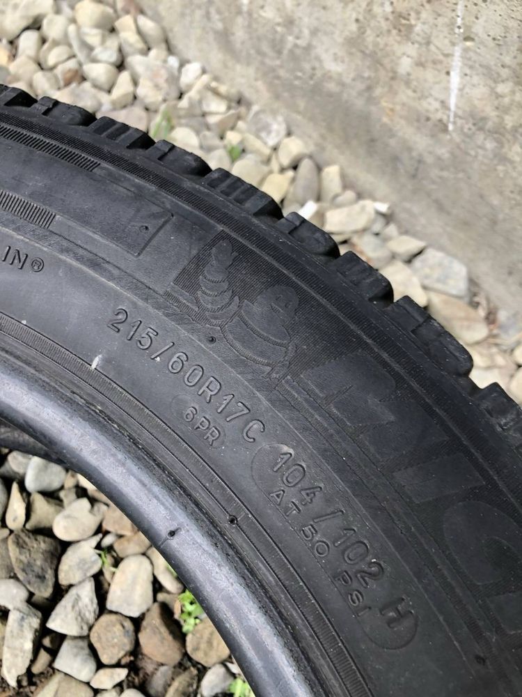 Шини 215/60 r17c Michelin Всесезон 4шт 2018р (213)