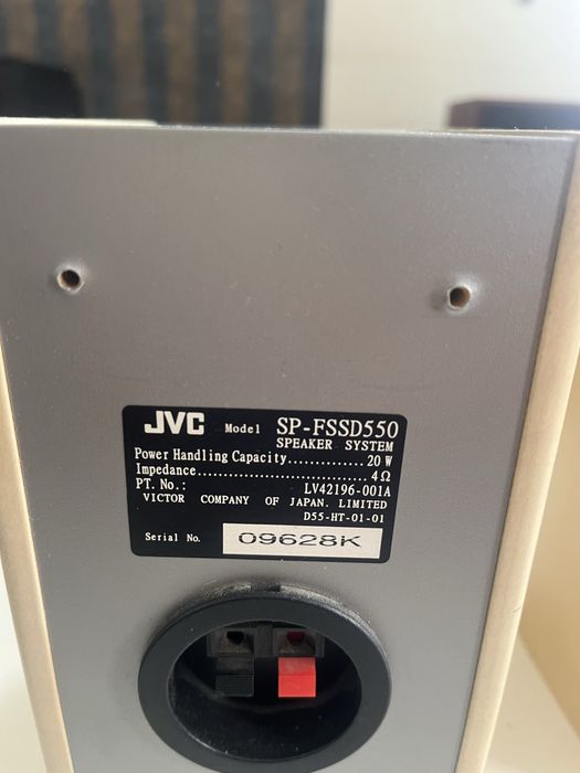 Jvc sp-fssd550 fajne male kolumny full range 3 cale .