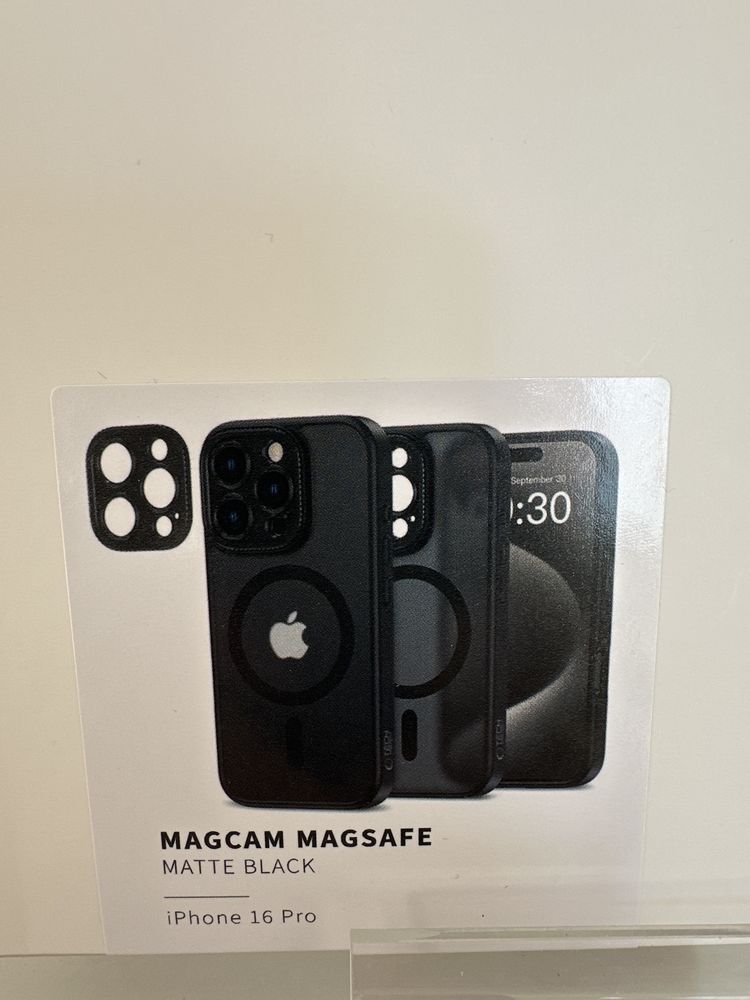 Etui Tech Protect MagCam + SZKŁO hartowane do iPhone 16 pro
