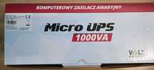 UPS komputerowy ZASILACZ AWARYJNY 1000VA 9Ah (600/1000W)