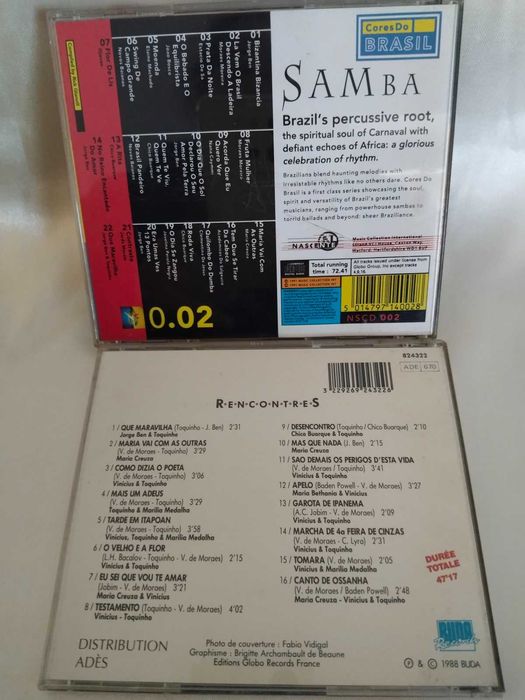 4 CDs • Brasil • Toquinho,Vinícius, Caymmi, Bethania, etc.