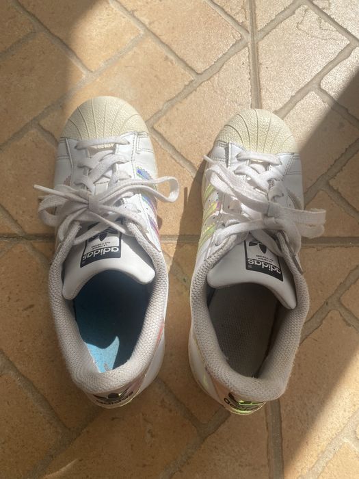 Adidas Superstar iridescentes - Tamanho 37 1/3