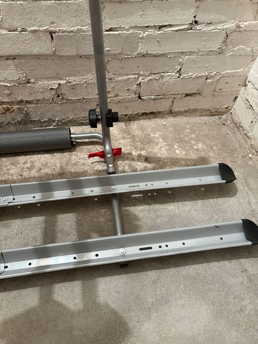 Bagażnik rowerowy dachowy Fischer / na 2 rowery / poziomy załadunek