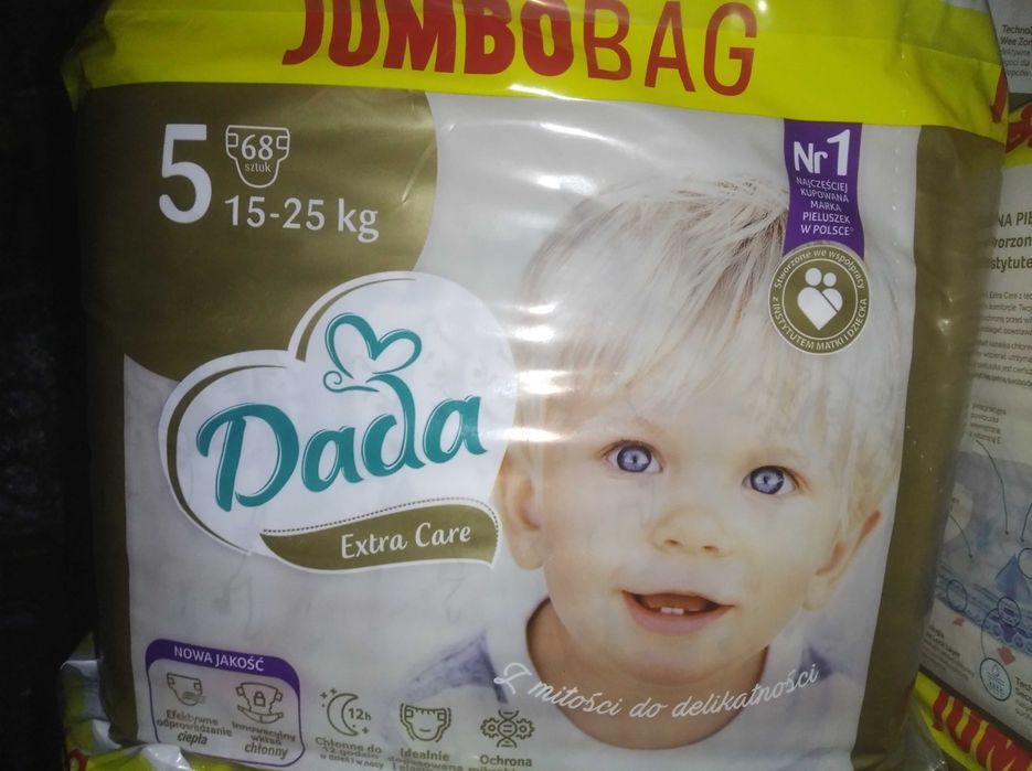 2x pieluchy Dada extra care 5 Jumbo bag