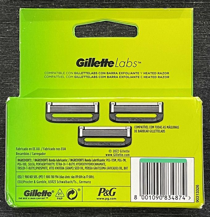 Recargas Gillette Labs