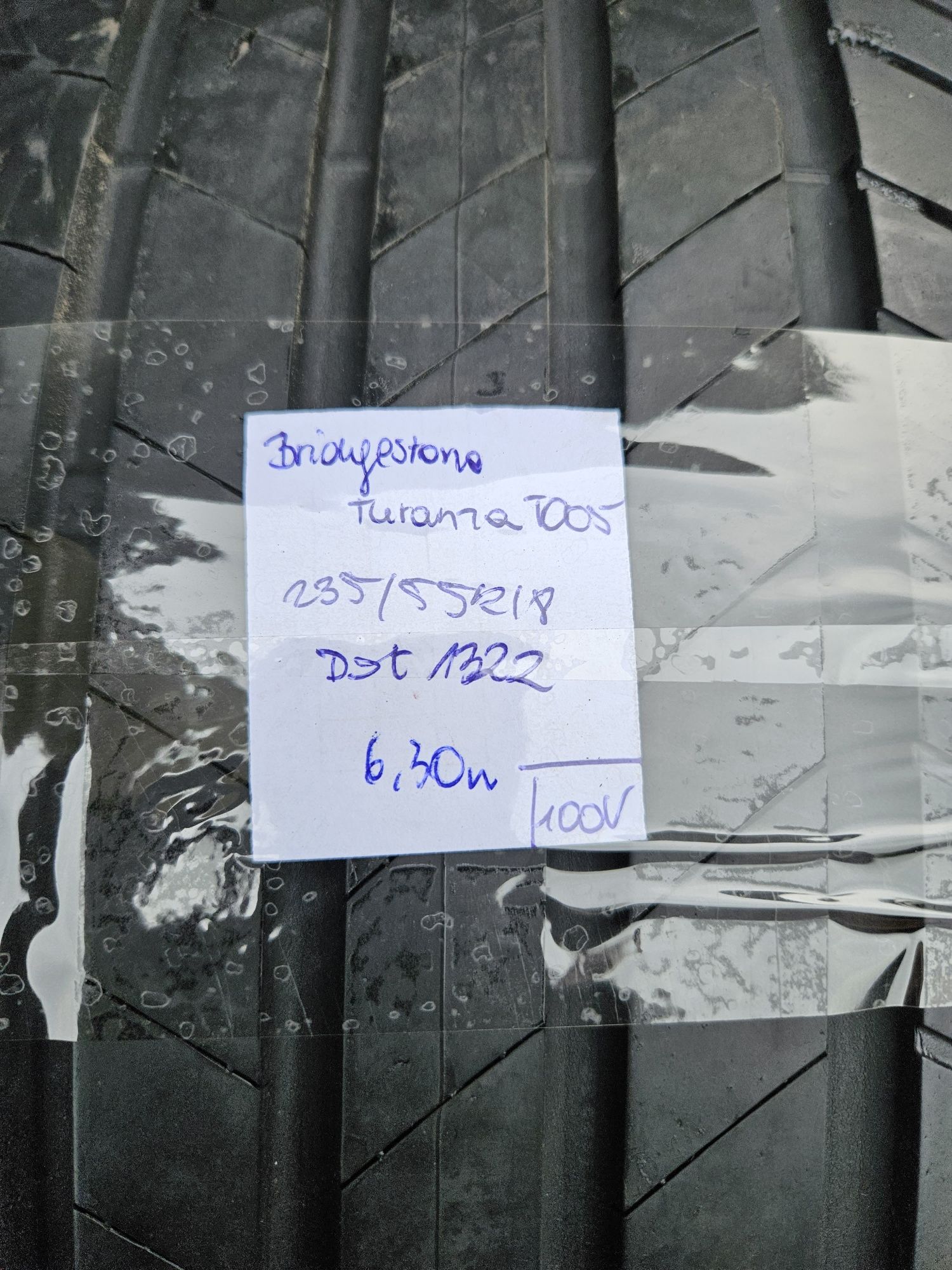 Bridgestone 235/55 r18 Turanza T005 /// 6,3mm 2022r