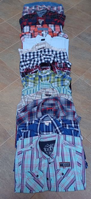 Koszule Mix, paka, koszula, 15 sztuk, wiek: 5-12 lat [11zł/szt]