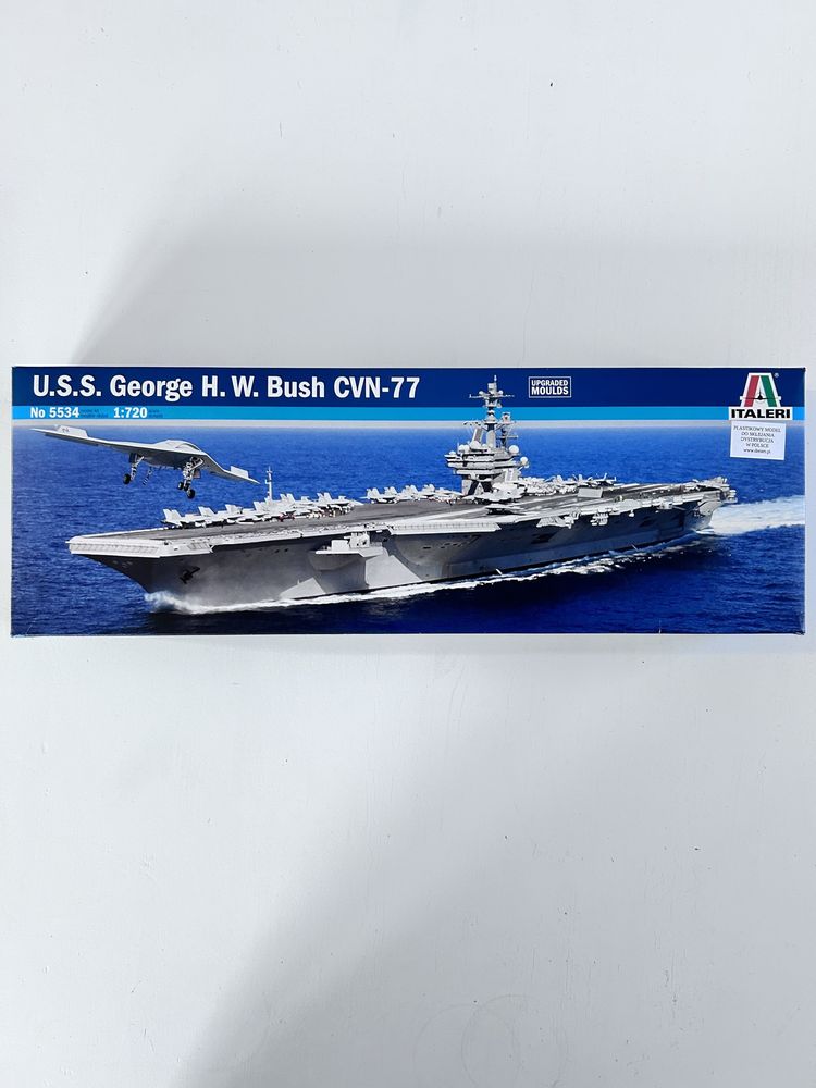 Okręt Lotniskowiec U.S.S George H.W. Bush Italeri 5534