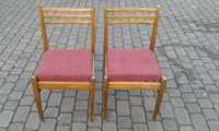 Krzesła z Jasienickiej Fabryki Mebli Giętych z okresu PRL