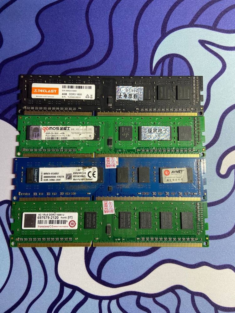 Оперативна пам’ять 16gb ddr3 1600mhz