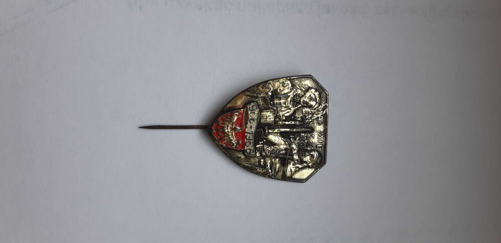 przypinka Dąbrówka   i  Mieszko