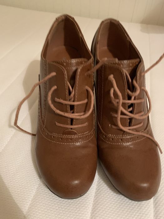 Sapato bota castanho 39