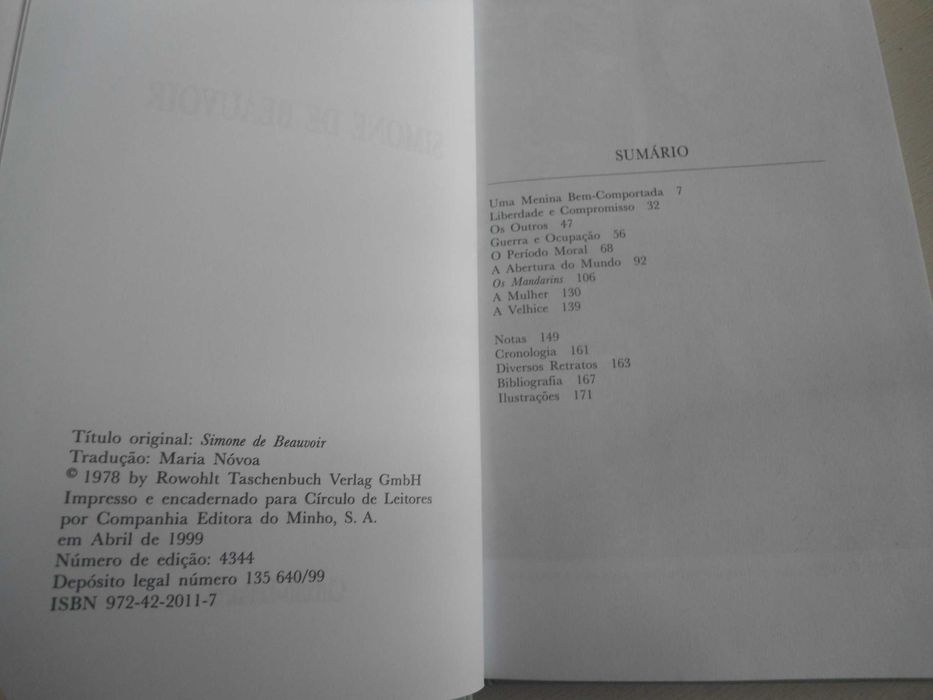 Simone de Beauvoir por Christiane Zehl Romero