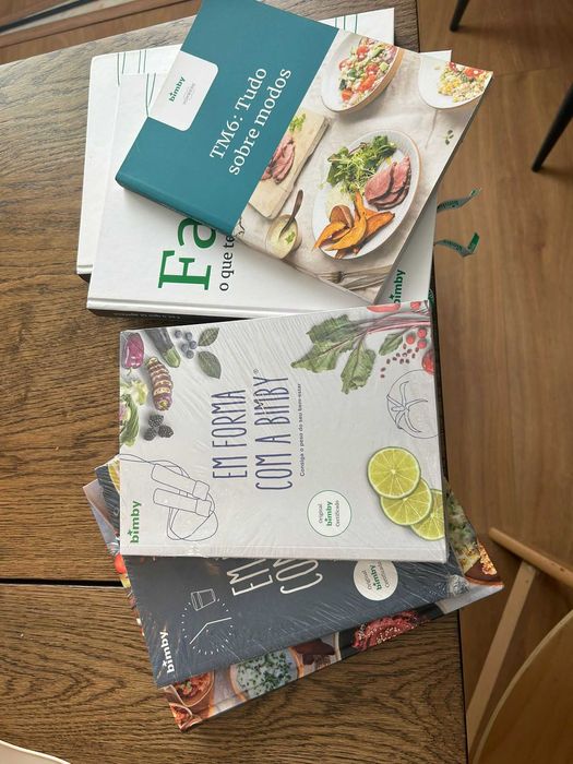 6 Livros de culinária bimby