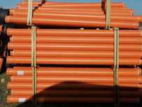 Rura kanalizacyjna PCV 160 SN4 4,0 mm I GATUNEK oranż gładka rury
