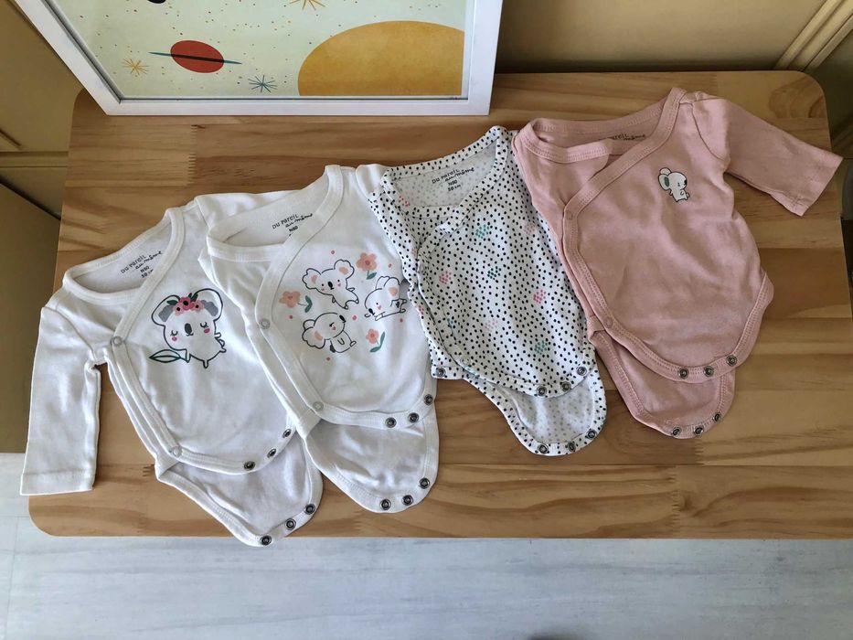 Lote roupa bebe menina outono inverno 50-53 cm - RN 0-1 mes