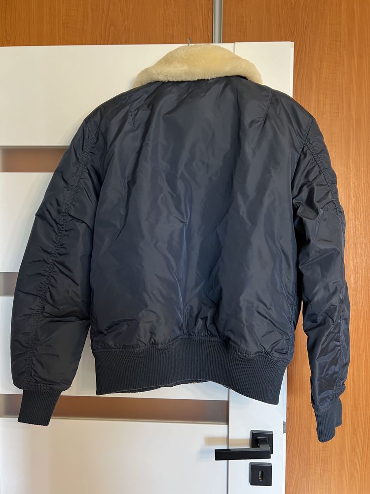 Kurtka ALPHA INDUSTRIES granatowa INJECTOR III unikat okazja