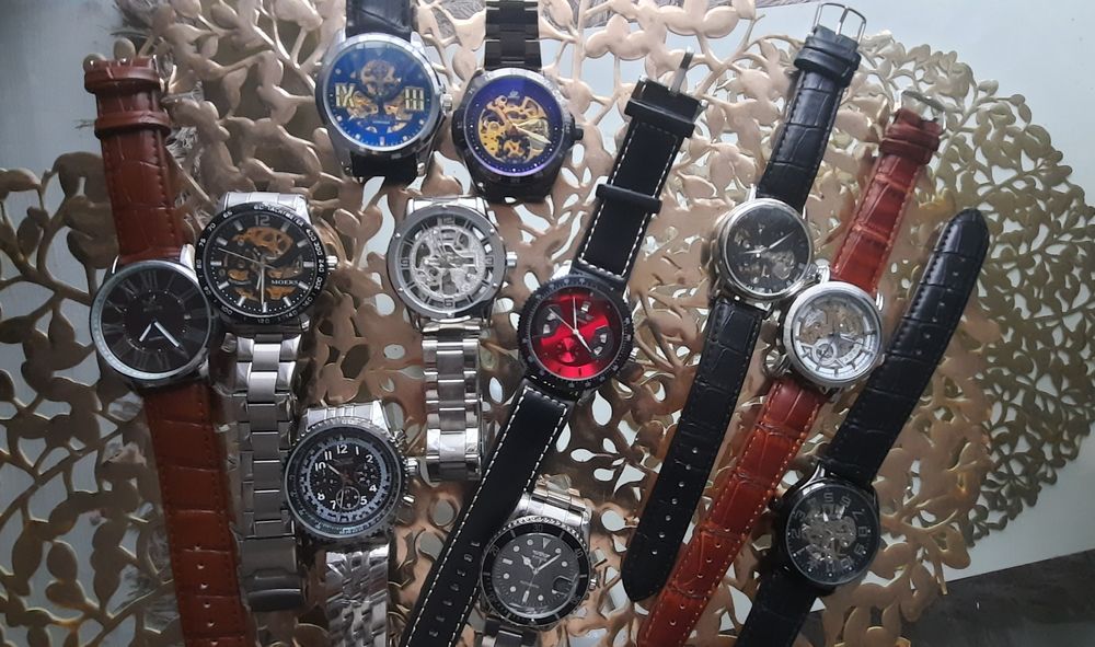 Nowe zegarki męskie analogowe , mechaniczne  ceny od 50 zł za szt