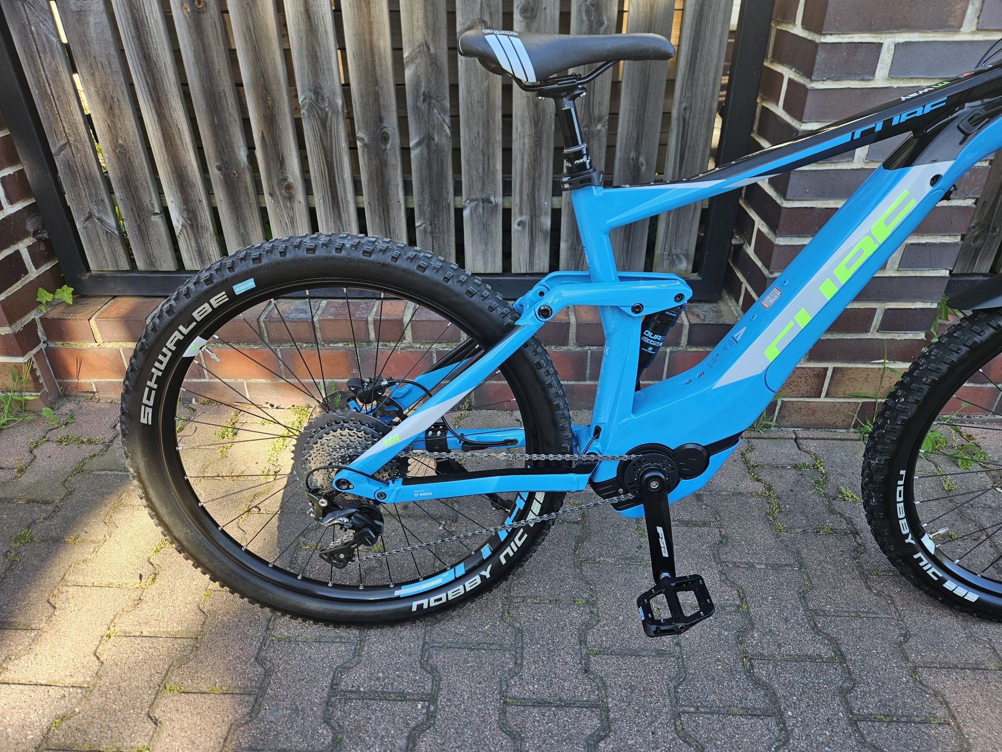 Rower elektryczny full mtb Cube stereo 140 ładny