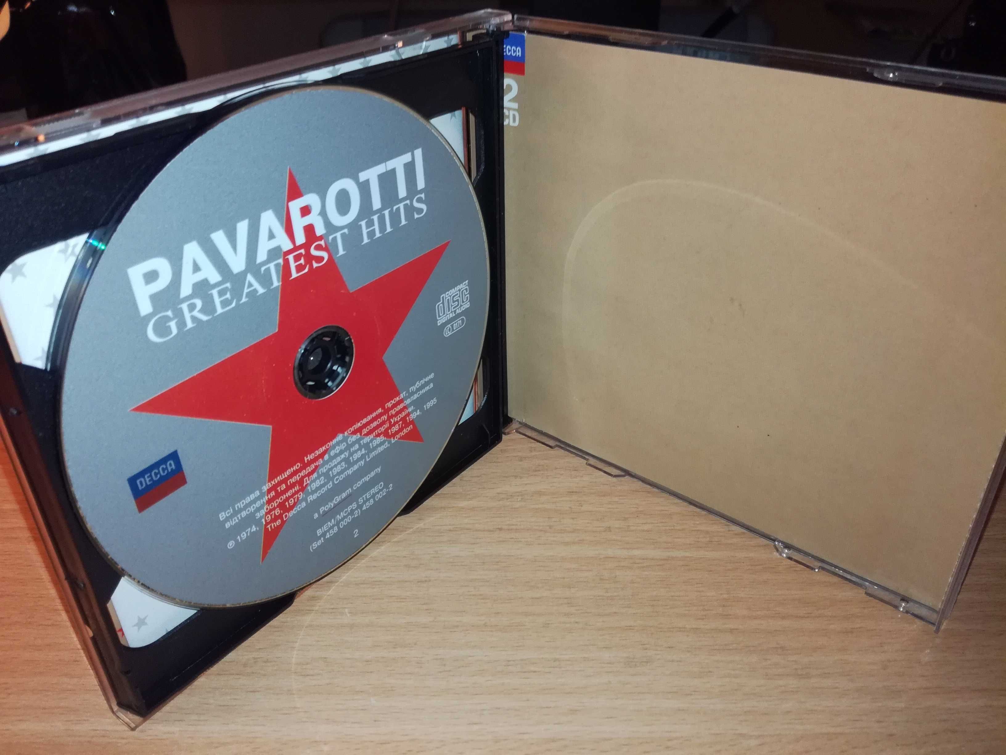 Luciano Pavarotti Hits feat Sinatra, Bocelli Паваротті 2 CD фірма