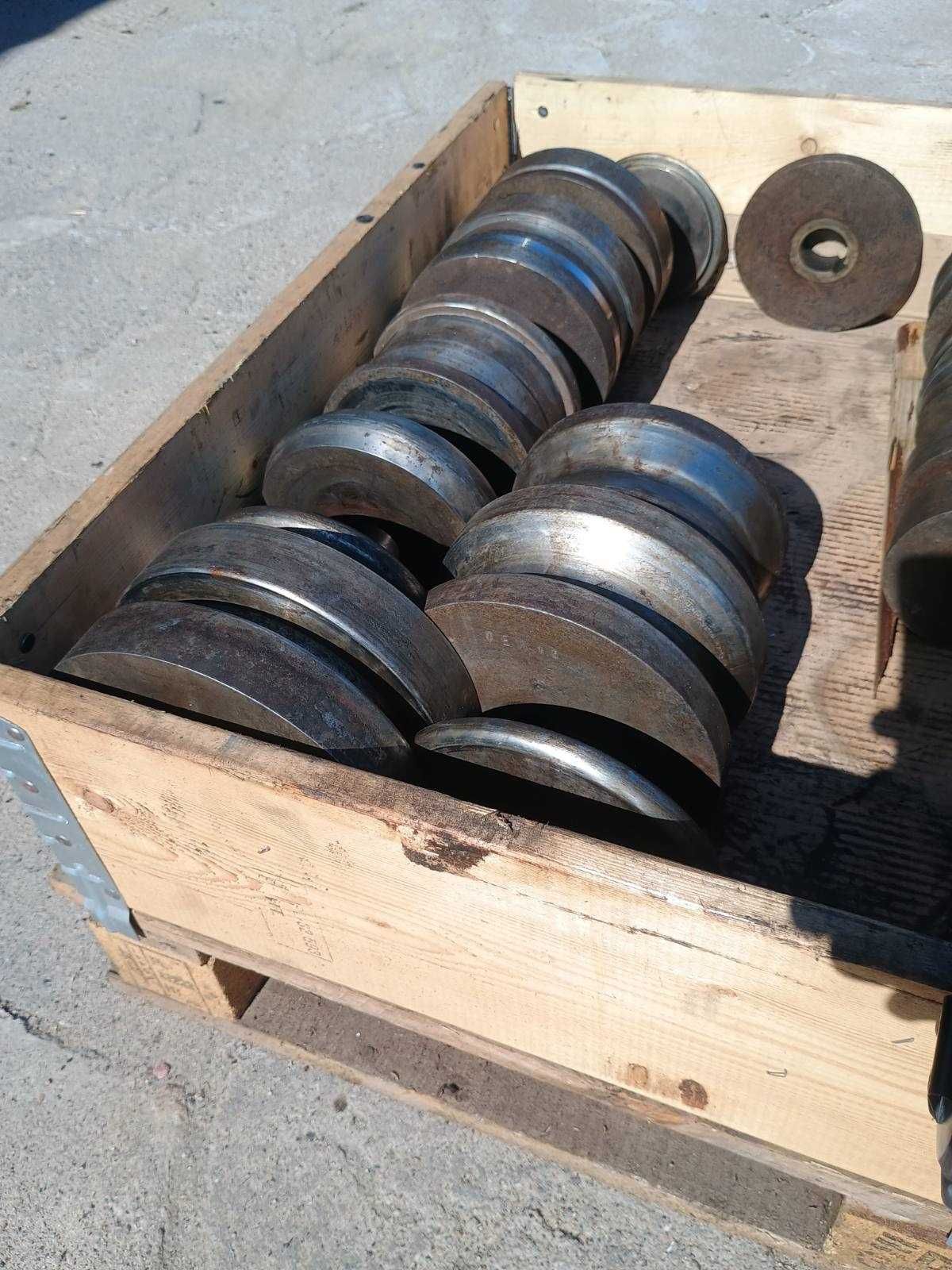 rolki profile do giętarki 40mm walcarki zginarki zestaw 19 elementów