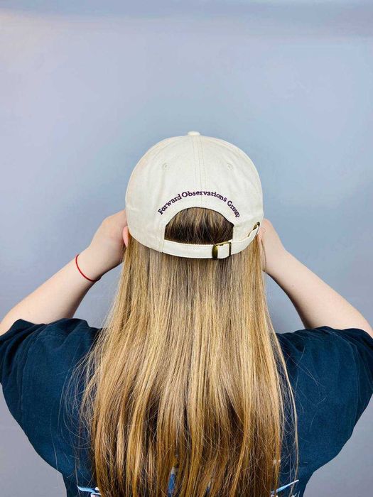 Кепка FOG New York F Dad Hat, бежевий + фіолетовий, арт: 42637