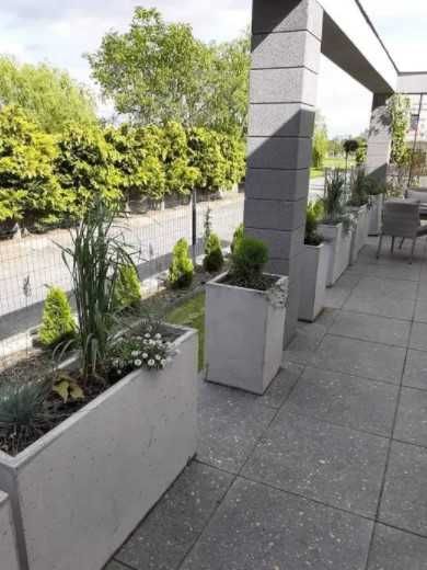 Donica betonowa z betonu architektonicznego różne wymiary