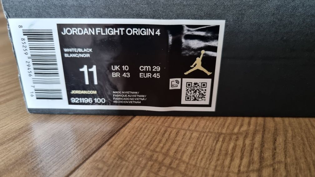 Nike Jordan flight origin 4 rozm. 45 (29cm)