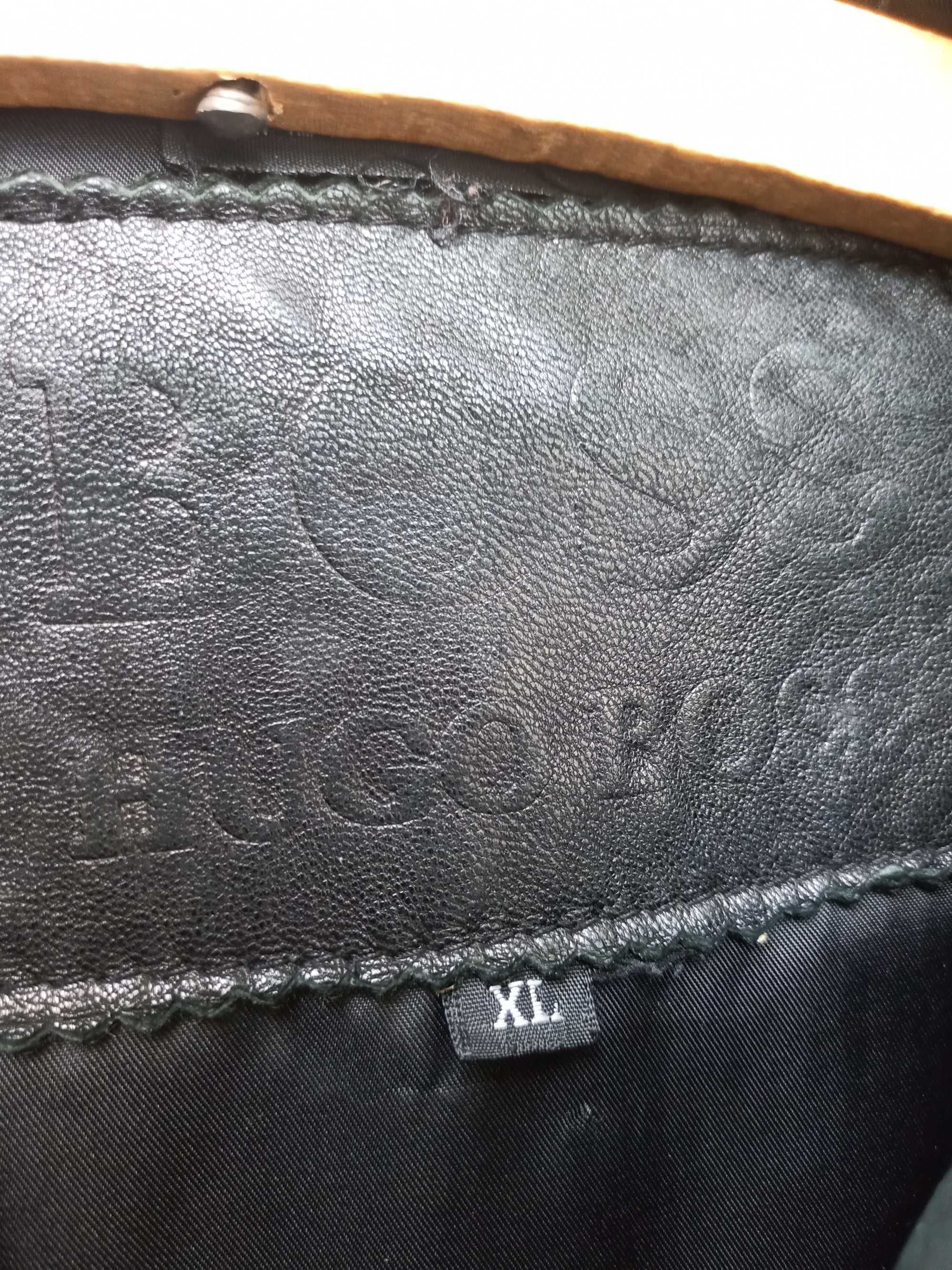 Hugo Boss-oryginalna kurtka męska, skóra jagnięca
