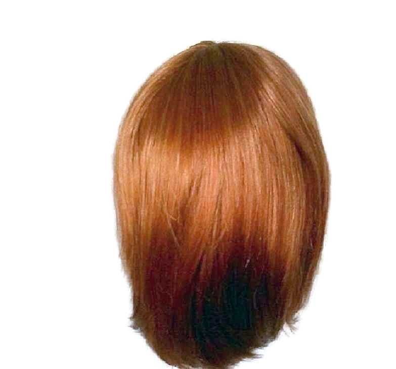 Peruka BJ315 kolor cynamonowy blond / rubin + siateczka gratis!