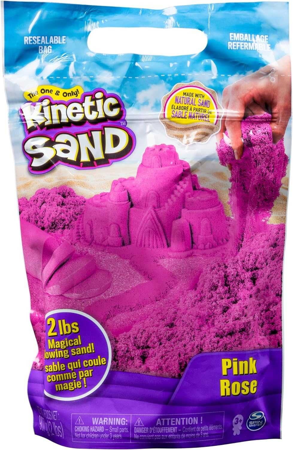 Кінетичний пісок рожевий 970 г.Kinetic Sand,Pink Moldable Sensory